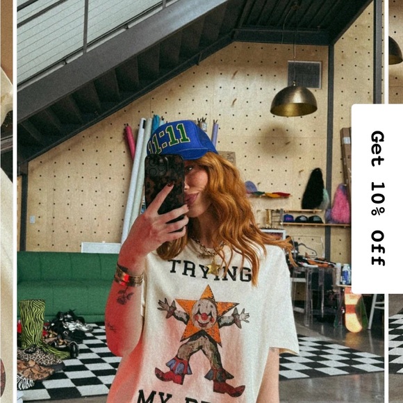 Dressed in Lala Trying My Best graphic tee - Picture 2 of 3